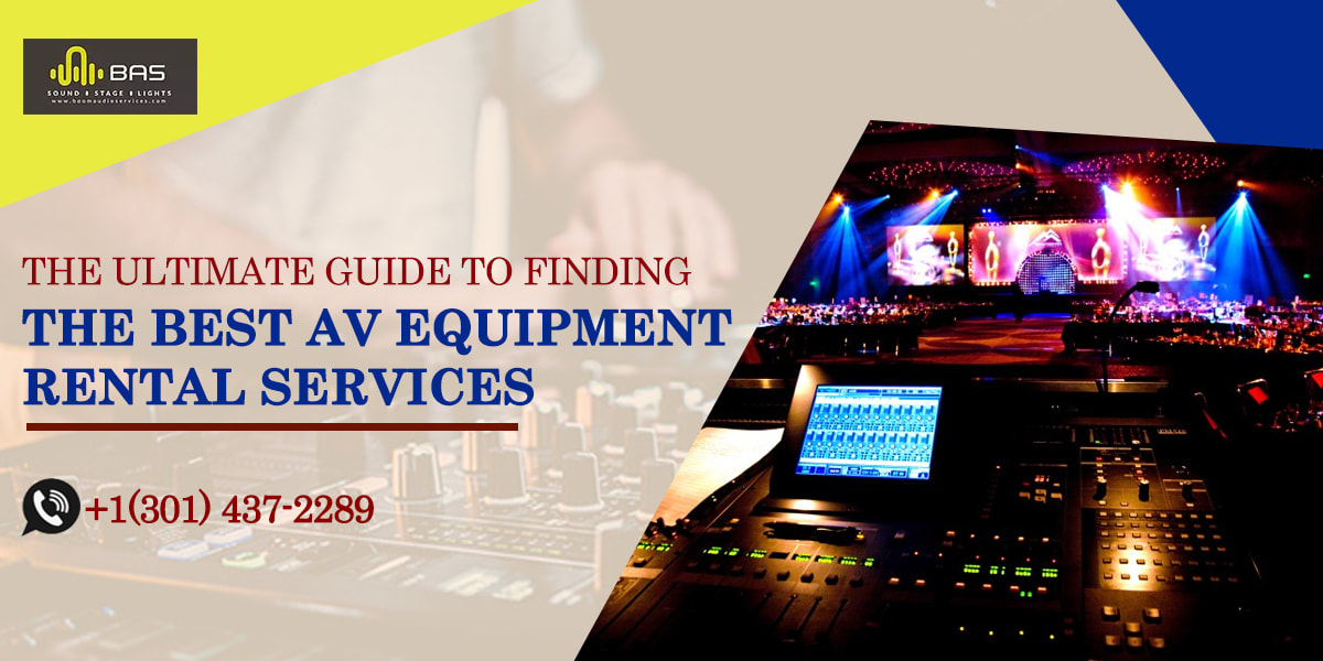 AV equipment rental services